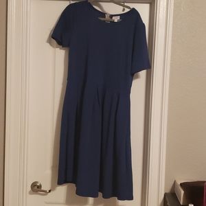 Lularoe amelia sold navy blue
